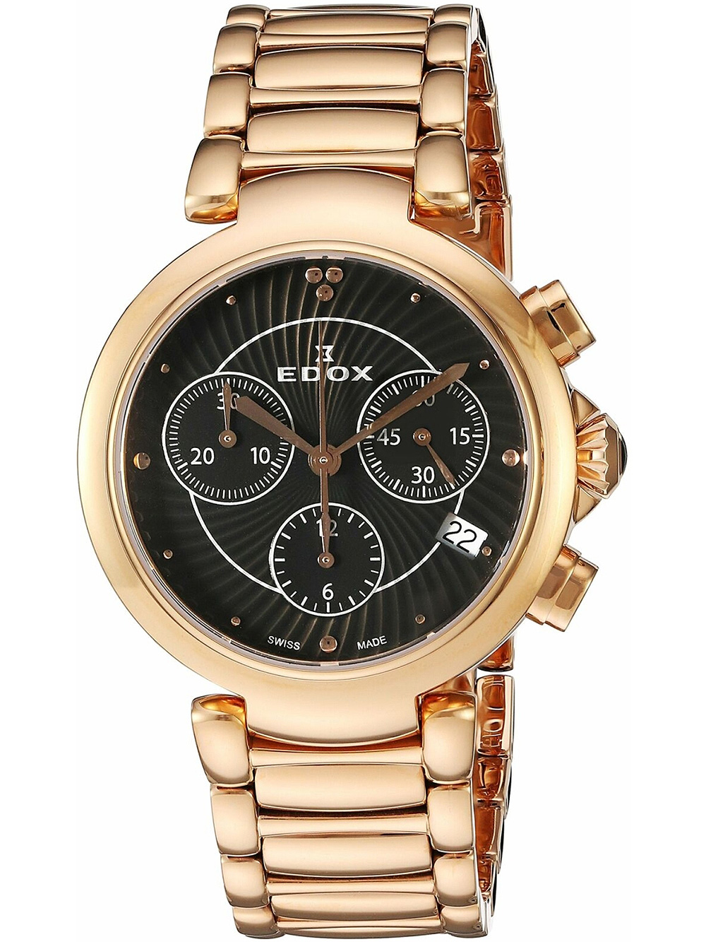 Edox 10220 37RM NIR LaPassion Chronograph 35mm Ladies watch cheap shopping Timeshop24
