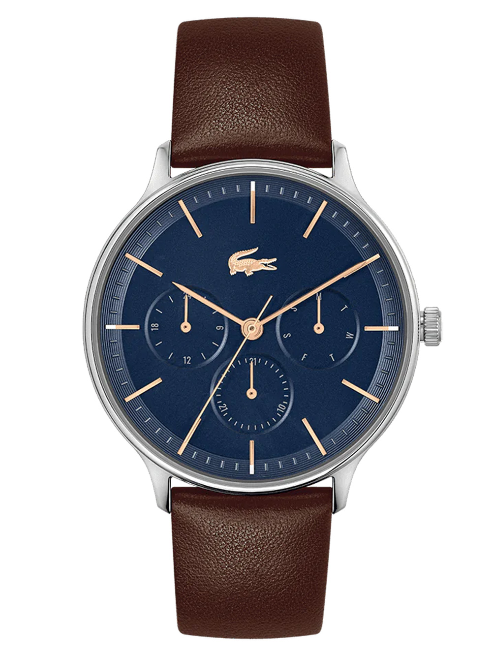 Lacoste cheap watch leather
